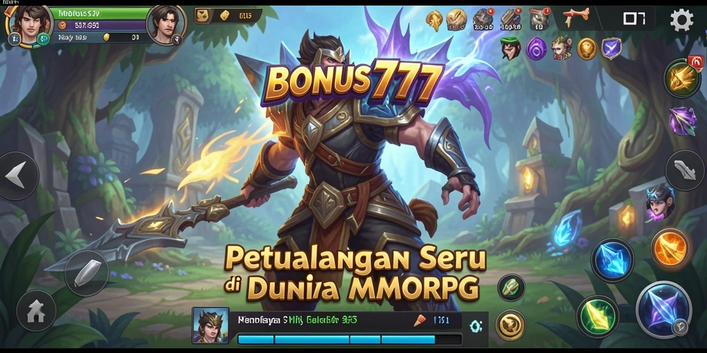Tampilan gameplay epik dari petualangan dalam BONUS777, menampilkan aksi menegangkan.