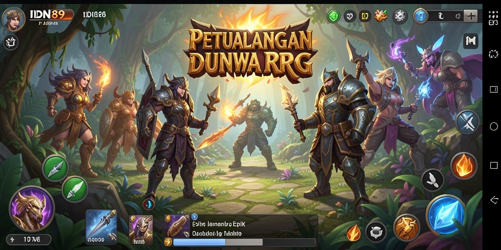 Tampilan gameplay <strong>IDN89</strong> yang memukau dengan pertempuran seru.