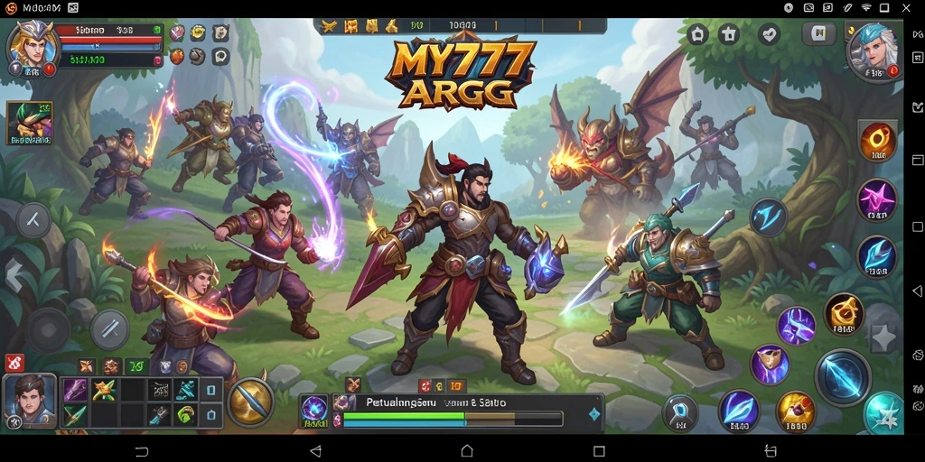 Tampilan gameplay MY777 yang penuh aksi dan petualangan.