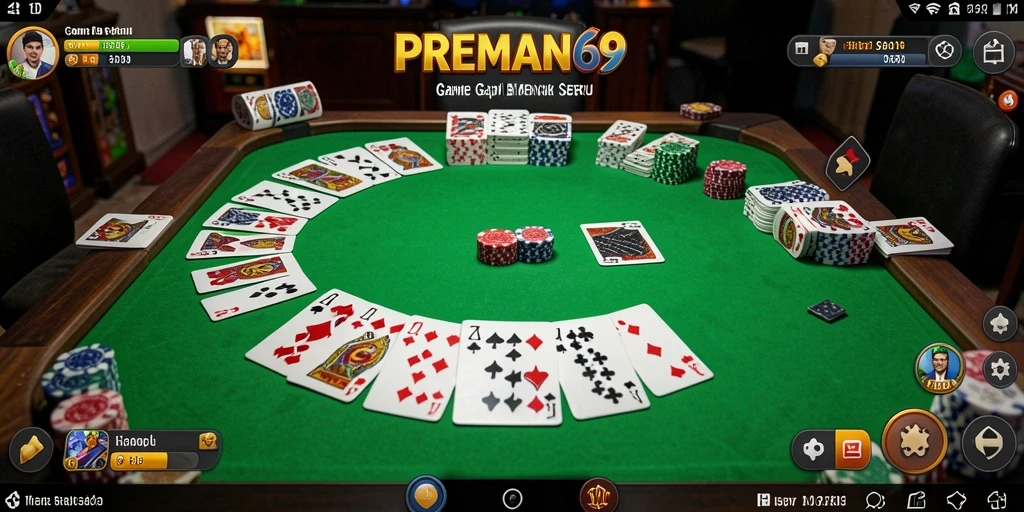 Gameplay seru dalam permainan Gaple PREMAN69.